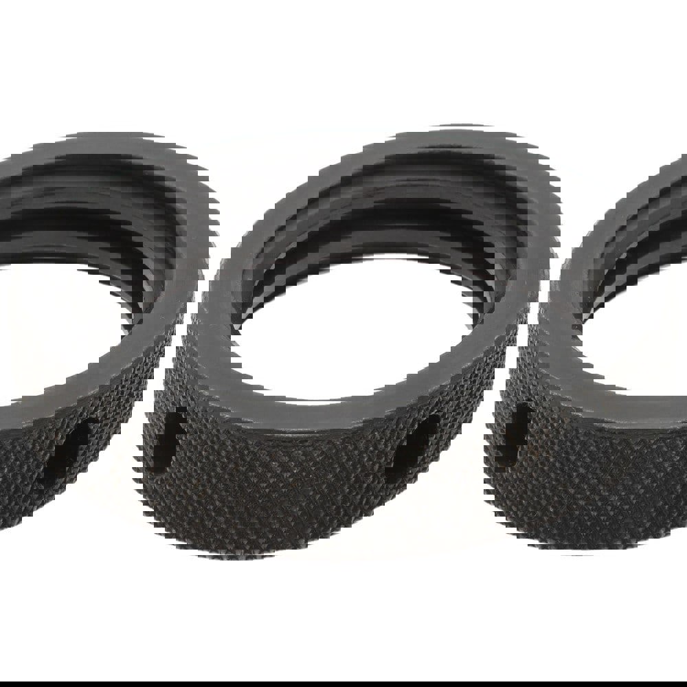 Hex Nut: 2-5, Grade 1018 Steel, Black Oxide Finish